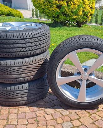 Set completo cerchi in lega + gomme estive 17"