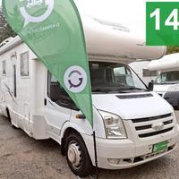 CAMPER RIMOR FORD MANSARDATO 6 POSTI SEMIDINETTE L