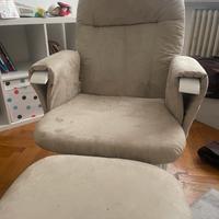 Poltrona a dondolo allattamento legno