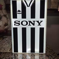 Lampada led juventus realizzata in 3D