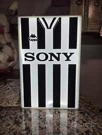 Lampada led juventus realizzata in 3D