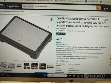 SGABELLO BASSO (PEDANA) H 9 cm