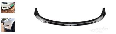 Spoiler Lip Anteriore Tesla Model Y 2021-2024NeroL