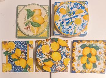 sottobicchieri in ceramica