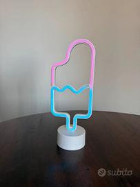 Neon a forma di ghiacciolo rosa Ale-Hop