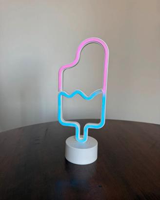 Neon a forma di ghiacciolo rosa Ale-Hop