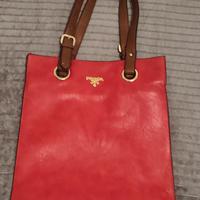borsa Prada Rossa Milano da donna luxury fashion 