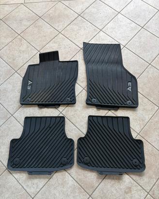 Tappetini originali Audi A3 in gomma – Set 4 pezzi