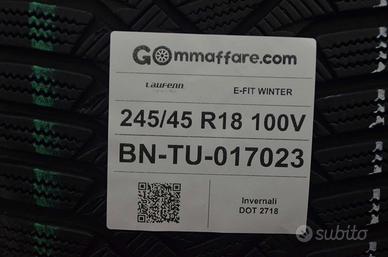 4 Pneumatici 245/45 R18 Laufenn E - Fit Winter