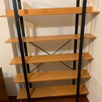 Libreria in legno/metallo