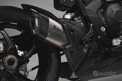 Scarico omologato Akrapovic Titanio Mv F3 800 R