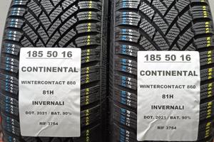 2 GOMME 185 50 16 CONTINENTAL INV RIF3754
