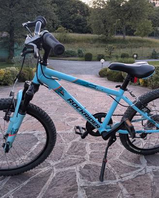 bici rockrider da bambino 6-9 anni ruote 20"