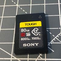 2 Schede CFExpress "A" e Lettore CFE  "A" (SONY)