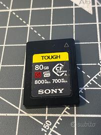 2 Schede CFExpress "A" e Lettore CFE  "A" (SONY)