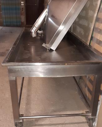 tavolo in acciaio 