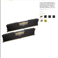 2x8 GB Ram DDR4 3000 Mhz Corsair Cl. 16