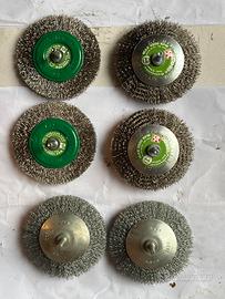 SIT Spazzole circolari con gambo GG - 6 pezzi