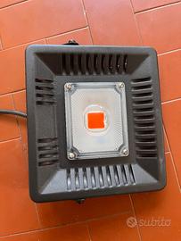 Faro LED COB full spectrum per coltivazione indoor