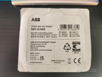 ABB S2C-S/H6R CONTATTO AUSILIARIO 1/2 MODULO DIN