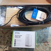 Zyxel Router Wi-Fi 4G LTE + Antenna Kaser K5GLPDA