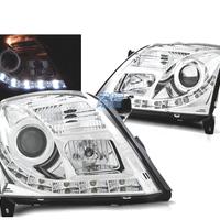 FARI PER OPEL VECTRA C 02-05 LUCE DIURNA A LED CRO