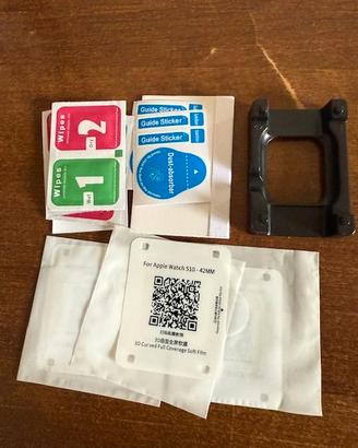 Protezione vetro Apple watch 40 e 42 mm