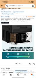 frigo 21l da viaggio 12/24v 220v