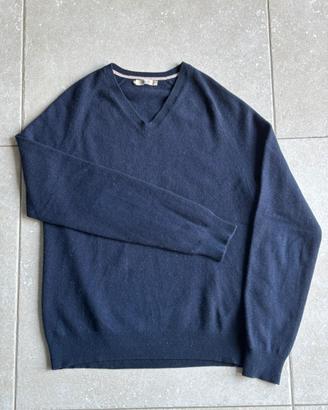 Maglione Burberry in cashmere blu