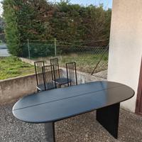 Set Vintage tavolo + 4 sedie Flyline