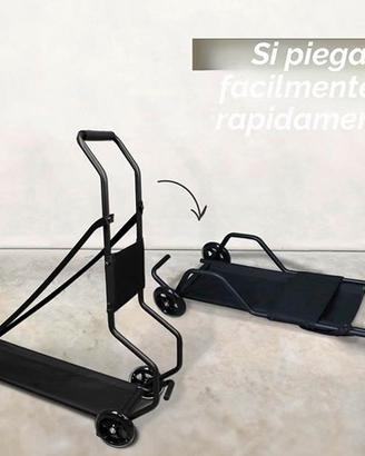 Carrello per lettino da massaggio