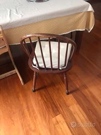 Sedia di legno anni 60