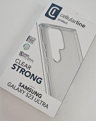Cellularline Clear Strong cover Samsung S23 Ultra
