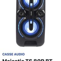 Cassa bluetooth karaoke majestic