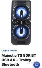 Cassa bluetooth karaoke majestic