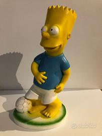 Statua in gesso di Bart Simpson H 40 cm