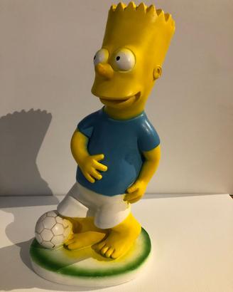 Statua in gesso di Bart Simpson H 40 cm