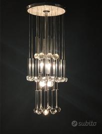 lampadario designer Gaetano solari 1970