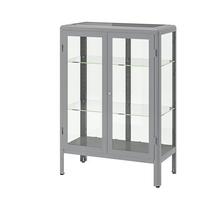 Vetrina Ikea Fabrikor Metallo Grigio