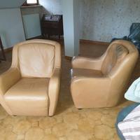 Coppia poltrone Natuzzi .