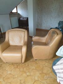 Coppia poltrone Natuzzi .