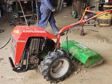 Motocoltivatore diesel fort 15 cv fresa aratro est