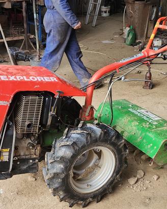 Motocoltivatore diesel fort 15 cv fresa aratro est