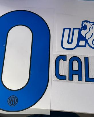 Inter - Nameset (nome/numero)  Termoadesivo