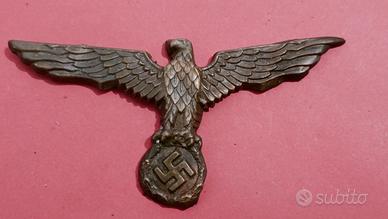 decorazione tedesca ww2 per casco coloniale fregio