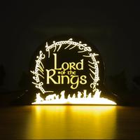 Lampada il signore degli anelli