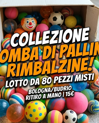 💥 Super lotto 80 palline rimbalzine miste