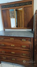 comò antico stile liberty 