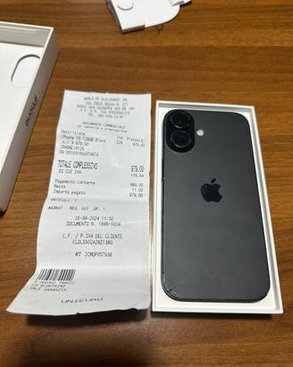 IPhone 16 Nero