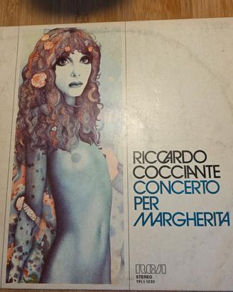 Lp Riccardo Cocciante- Concerto per Margherita 
